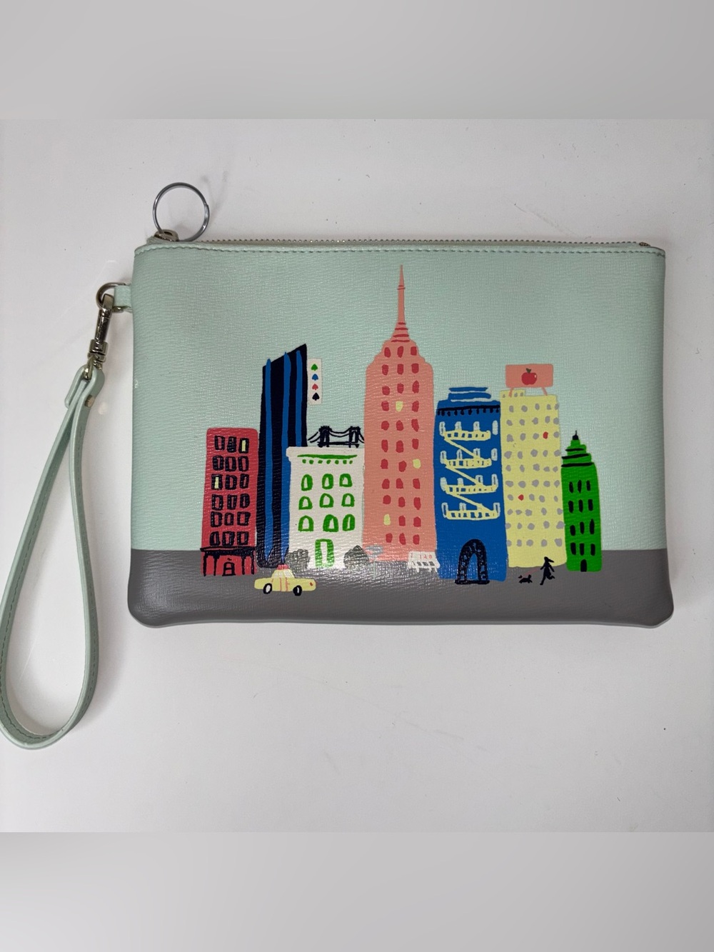 Kate Spade New York City Skyline Wristlet Pouch 7.5" W x 5.5" H